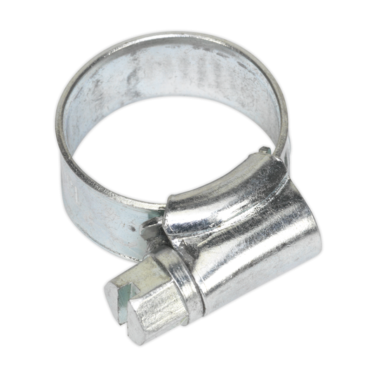 Sealey SHC000 Zinc Plated Hose Clip 8-14mm - Pack of 30