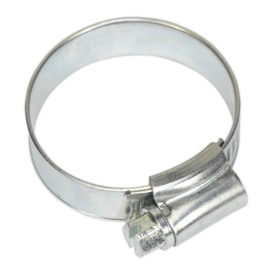 Sealey SHC1X Zinc Plated Hose Clip 25-38mm - Pack of 20