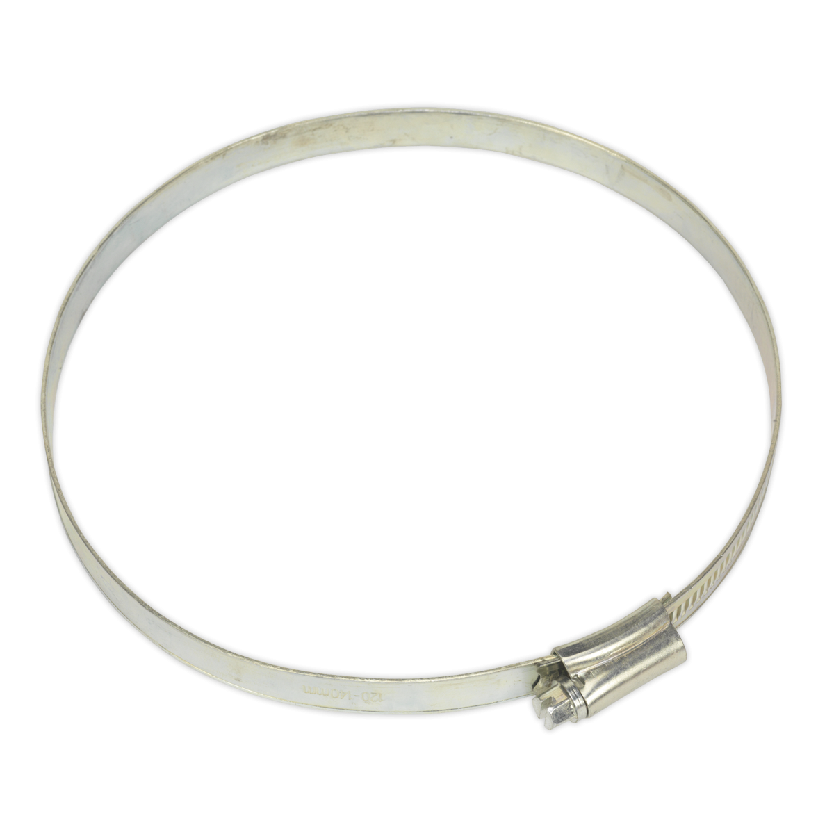 Sealey SHC6 Zinc Plated Hose Clip 120-140mm - Pack of 10