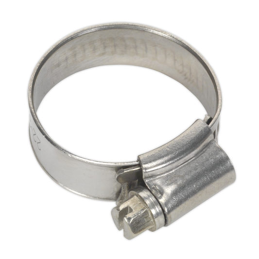 Sealey SHCSS0X Stainless Steel Hose Clip 22-32mm - Pack of 10