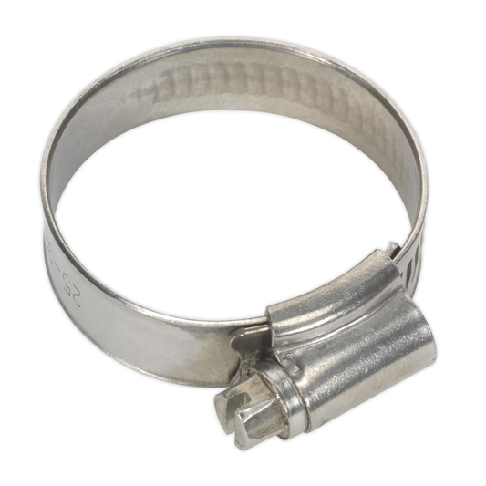 Sealey SHCSS1A Stainless Steel Hose Clip 25-38mm - Pack of 10