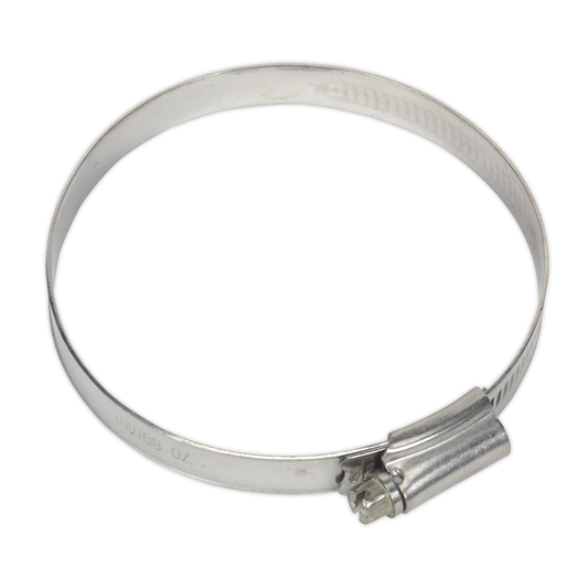 Sealey SHCSS3X Stainless Steel Hose Clip 70-89mm - Pack of 5