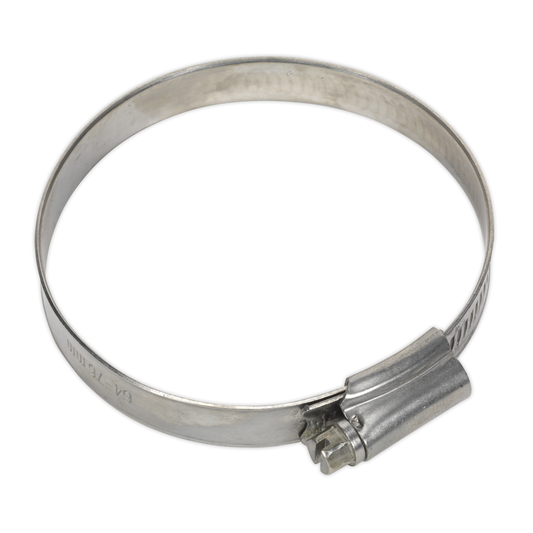 Sealey SHCSS3 Stainless Steel Hose Clip 64-76mm - Pack of 10