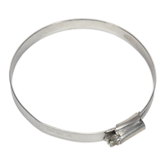 Sealey SHCSS4X Stainless Steel Hose Clip 90-110mm - Pack of 5