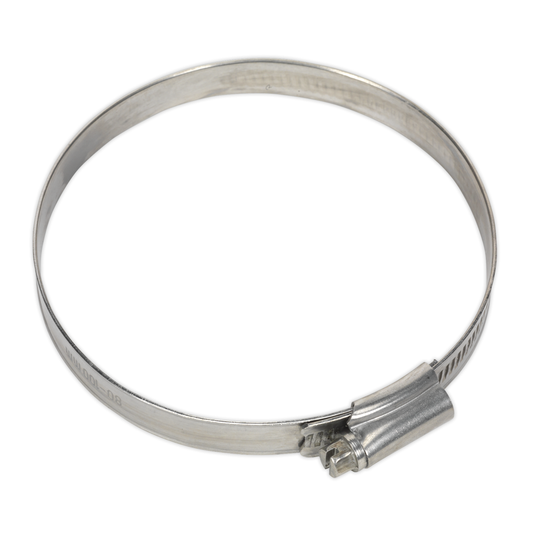 Sealey SHCSS4 Stainless Steel Hose Clip 80-100mm - Pack of 5