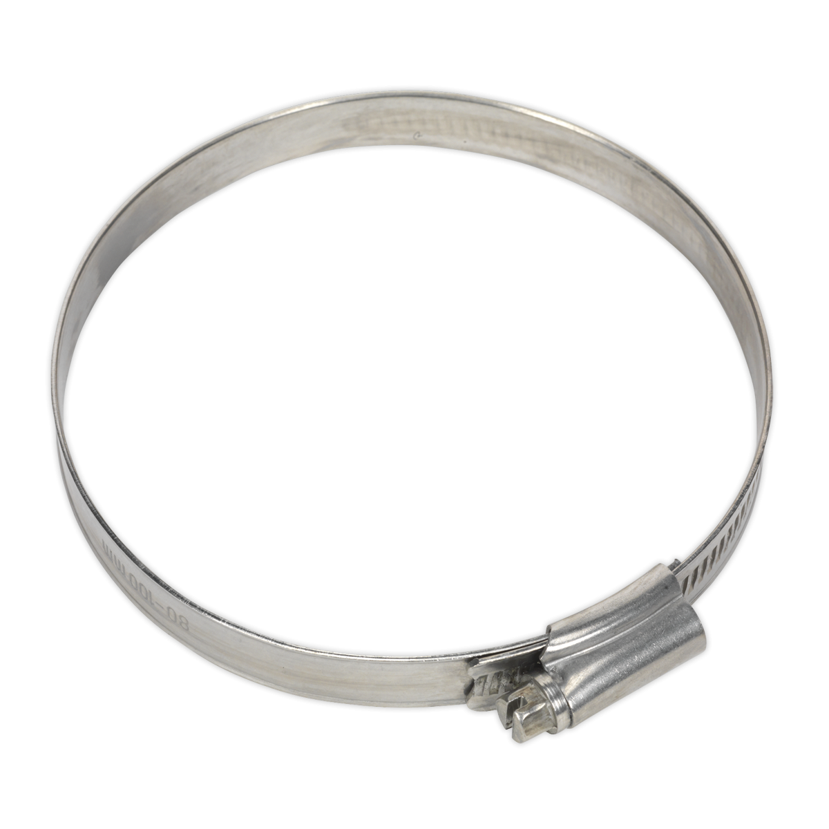 Sealey SHCSS4 Stainless Steel Hose Clip 80-100mm - Pack of 5