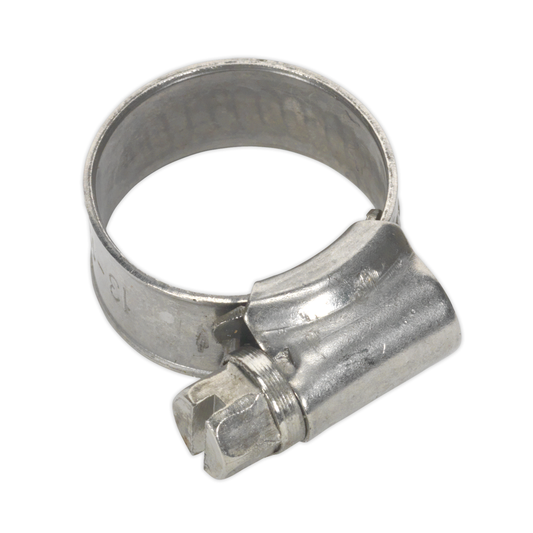 Sealey SHCSSM00 Stainless Steel Hose Clip 13-19mm - Pack of 10