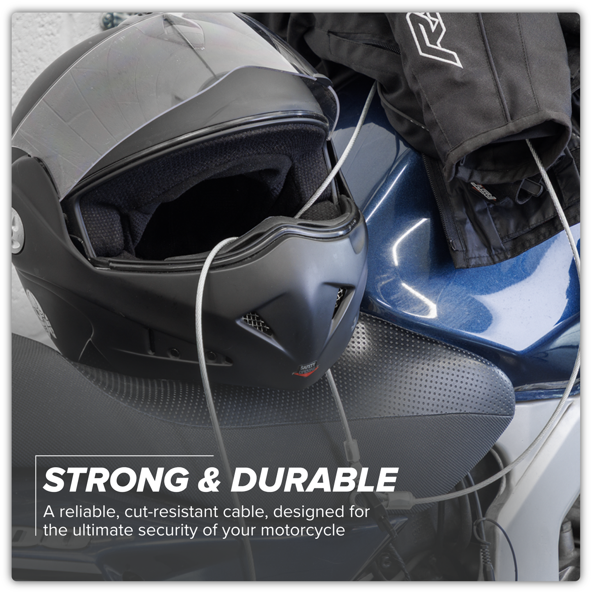 Sealey SHGCL3 Motorcycle Cable Lock 3m
