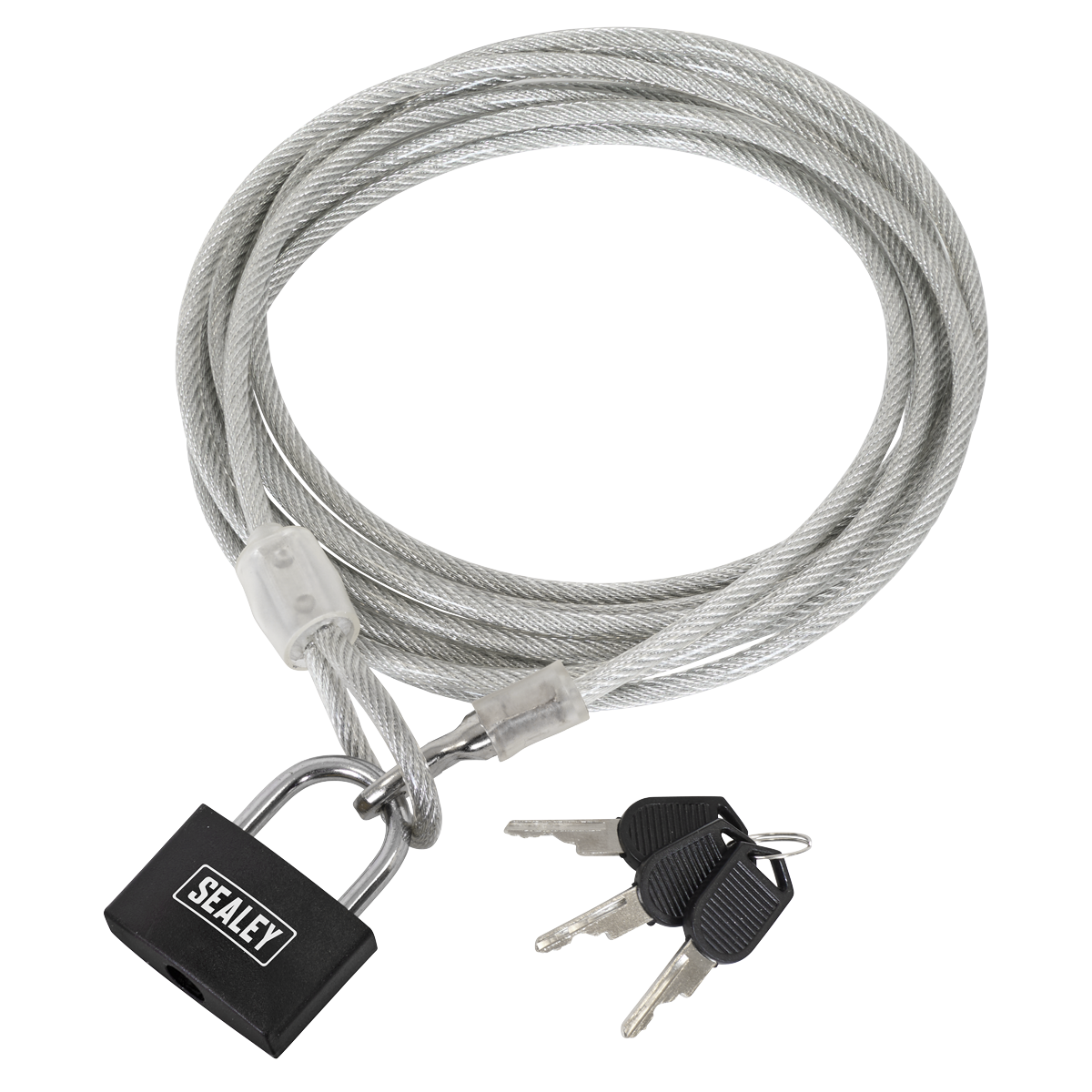 Sealey SHGCL3 Motorcycle Cable Lock 3m