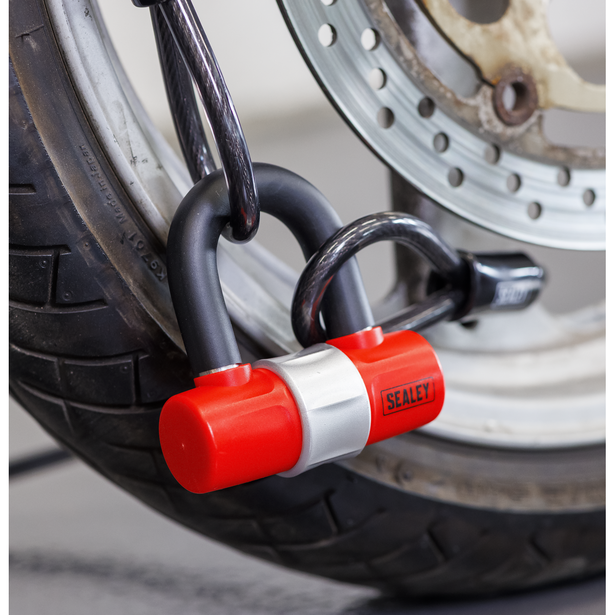 Sealey SHGCL5 Motorcycle Cable Lock 10mm x 5m