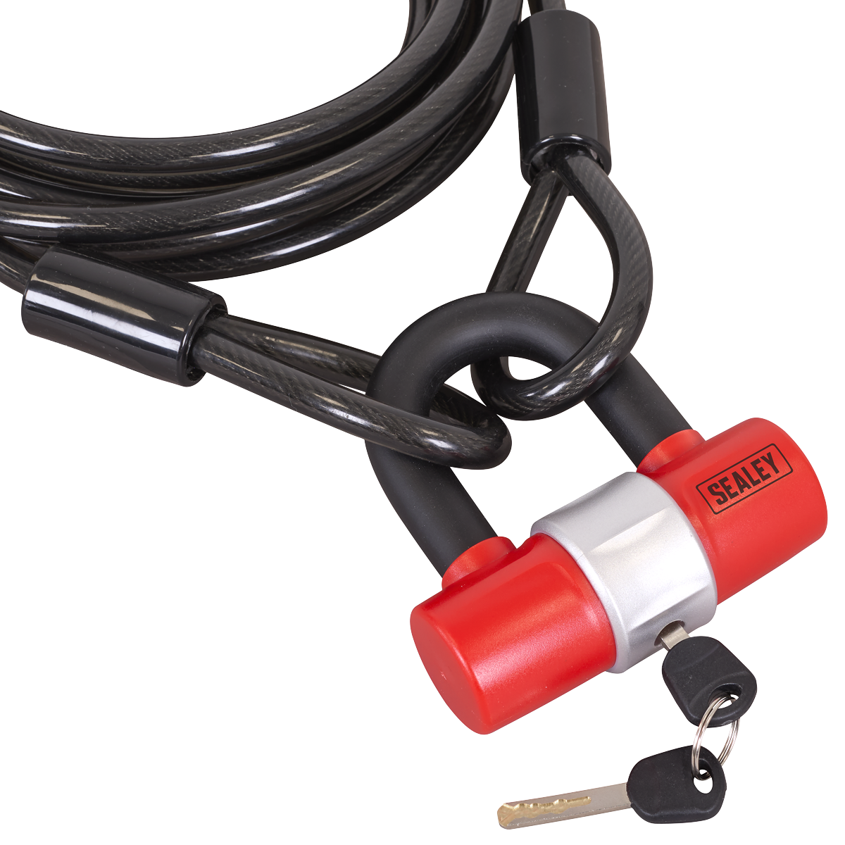 Sealey SHGCL5 Motorcycle Cable Lock 10mm x 5m