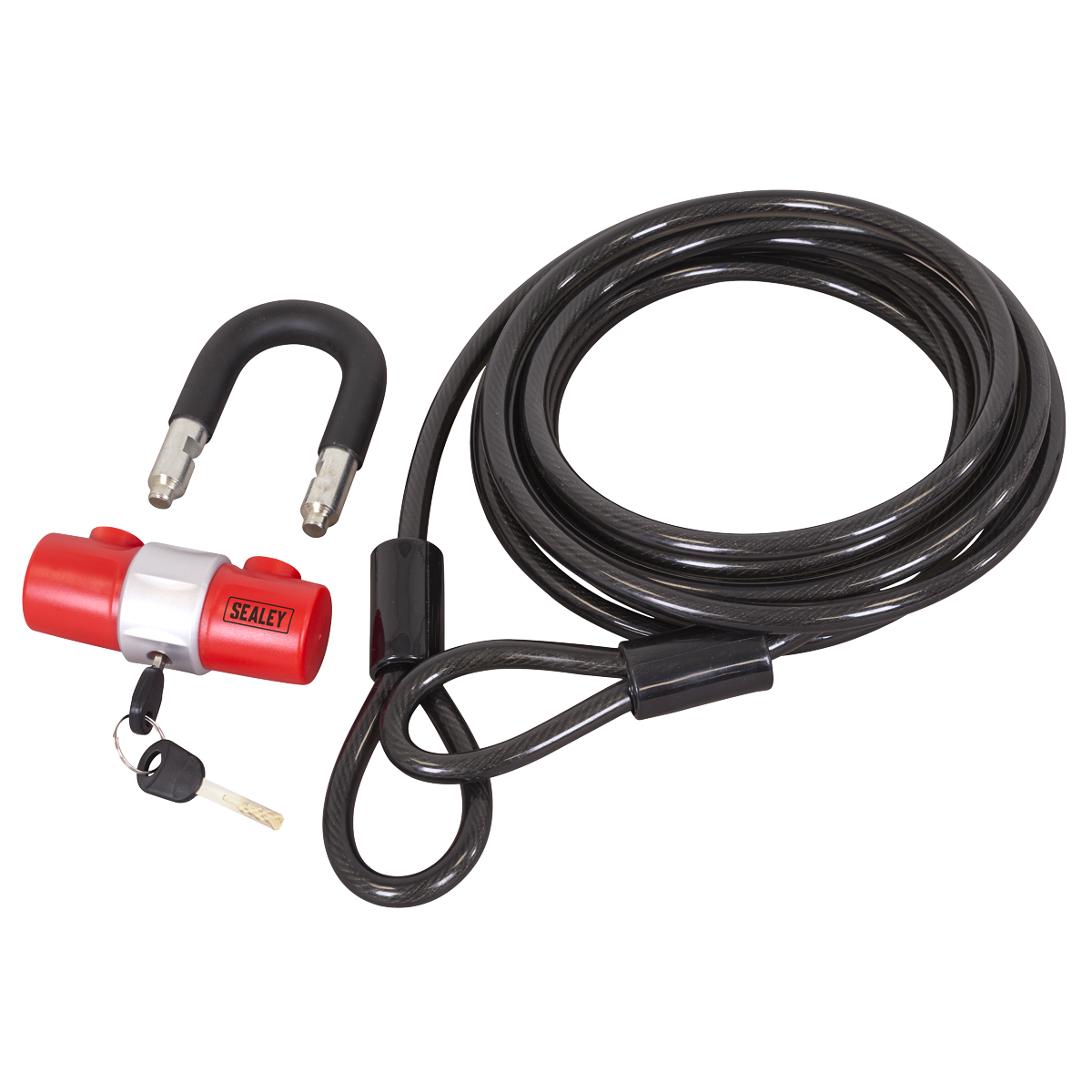 Sealey SHGCL5 Motorcycle Cable Lock 10mm x 5m