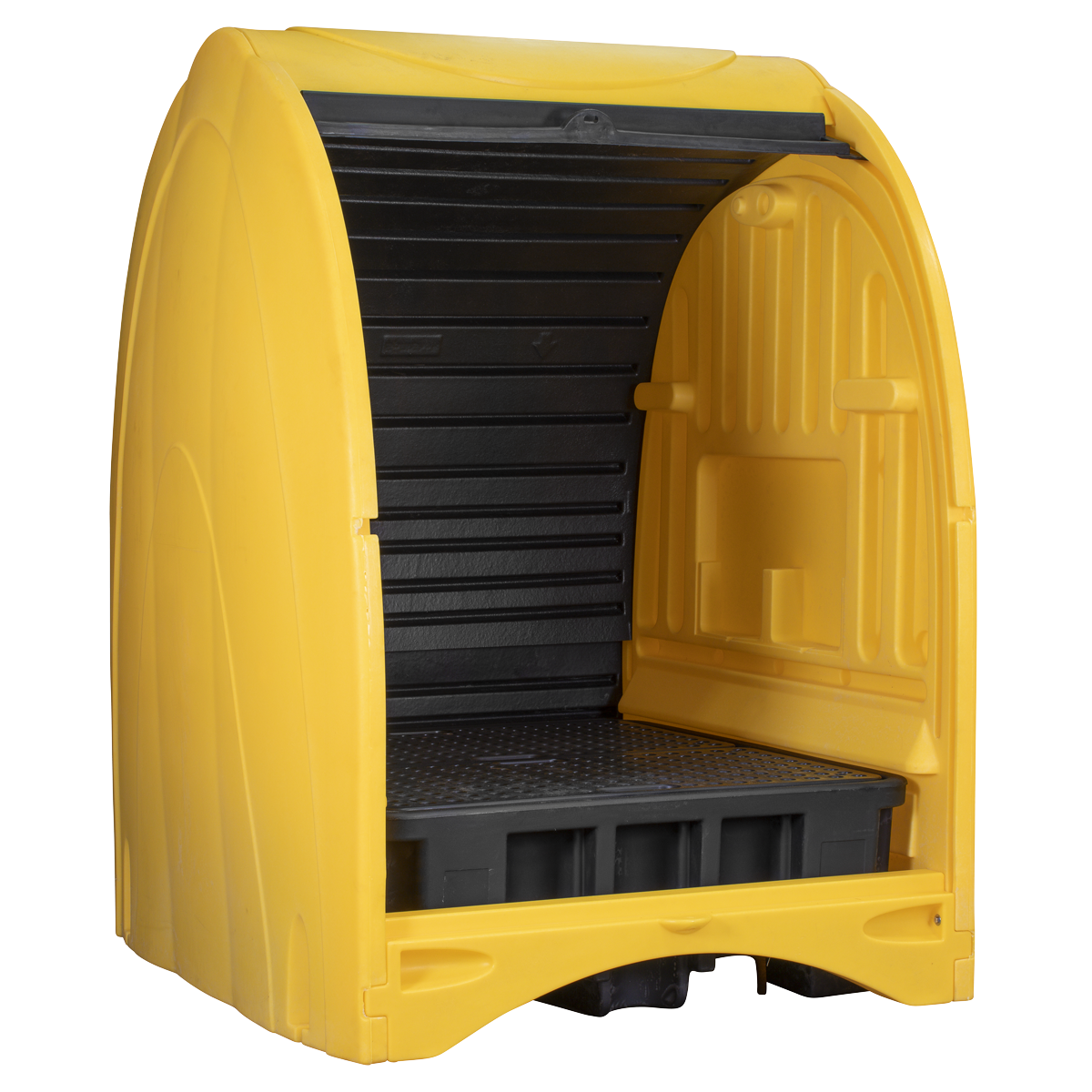 Sealey SJ1010 4 Drum Barrel Bund with Hardcover 485L Capacity