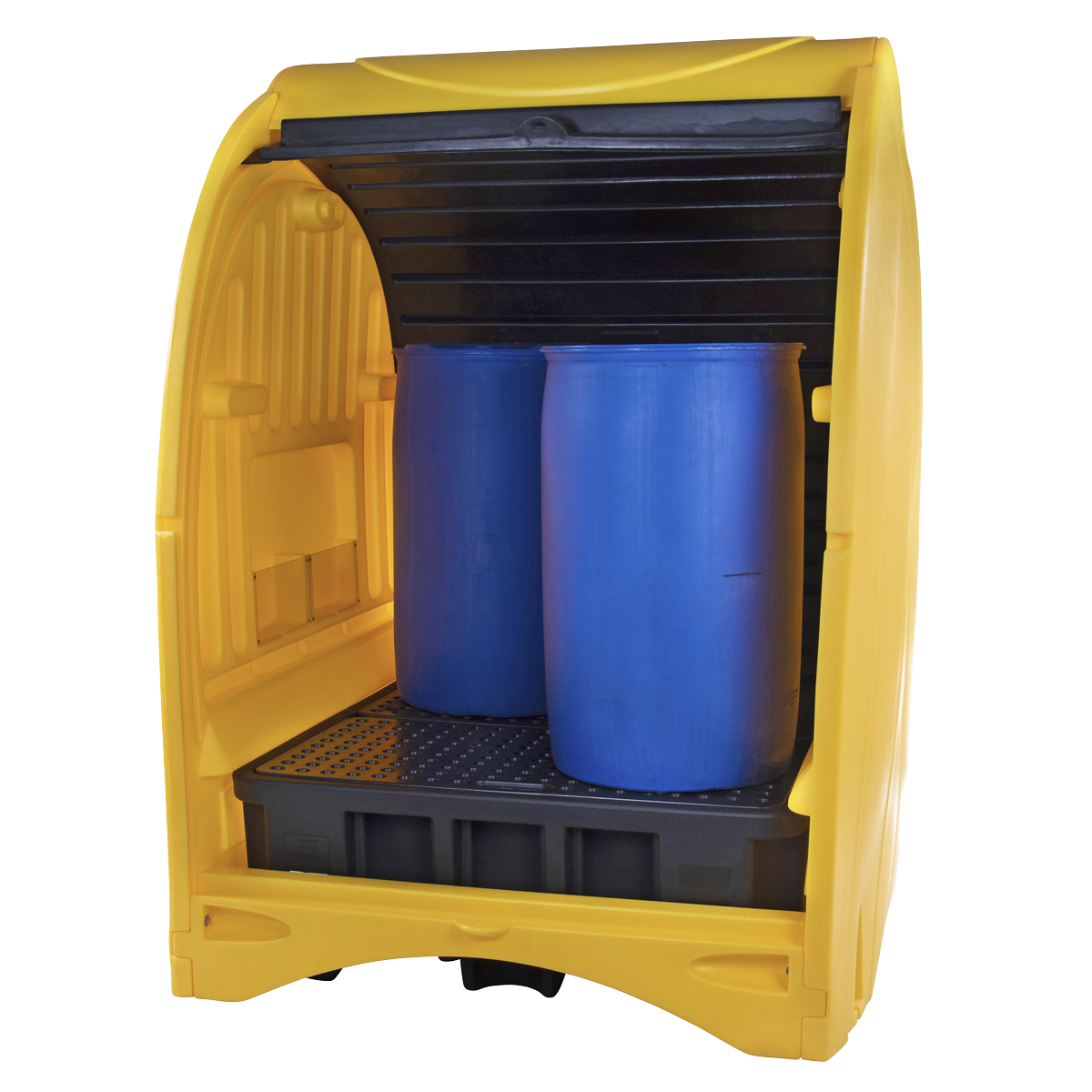 Sealey SJ1010 4 Drum Barrel Bund with Hardcover 485L Capacity