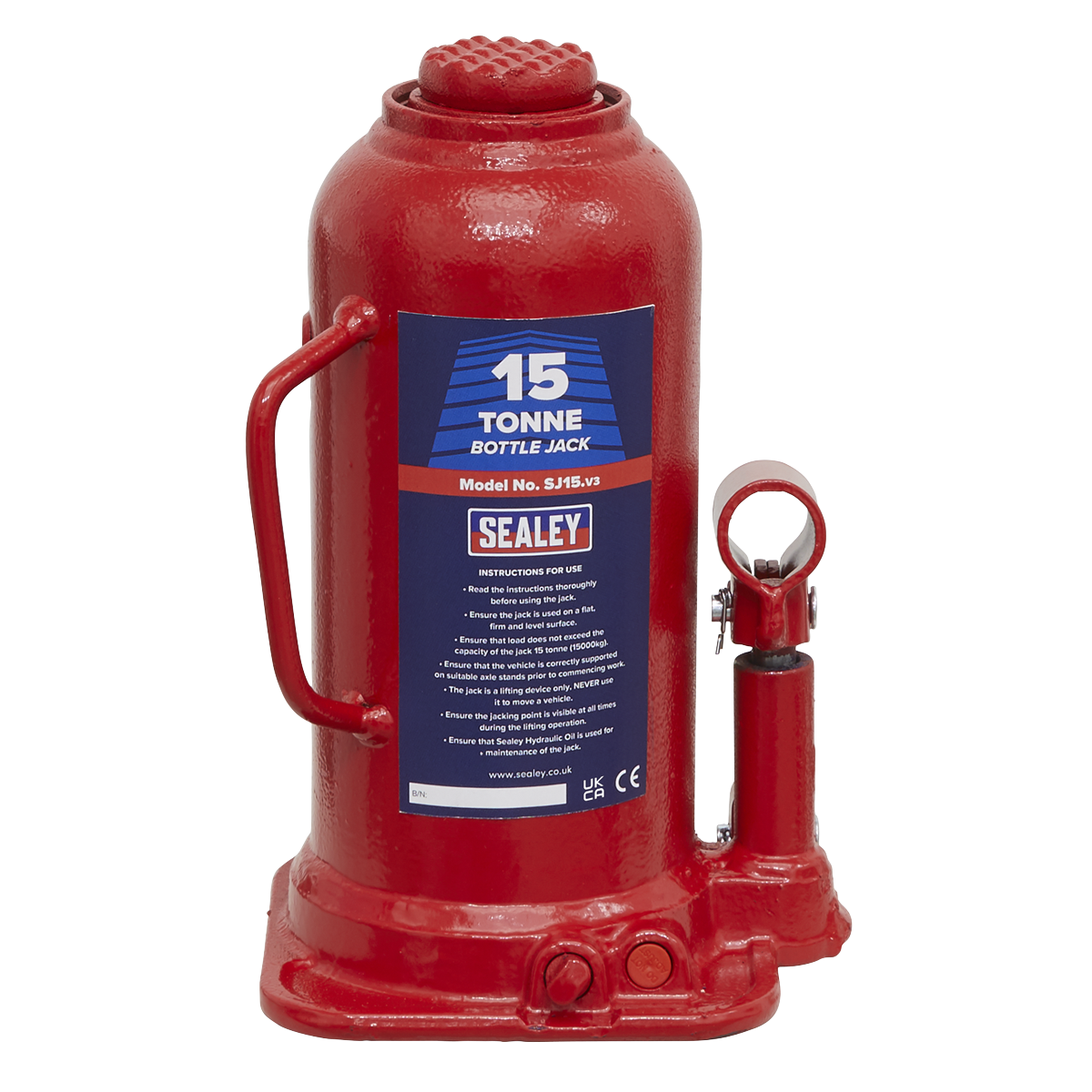 Sealey SJ15 Bottle Jack 15 Tonne