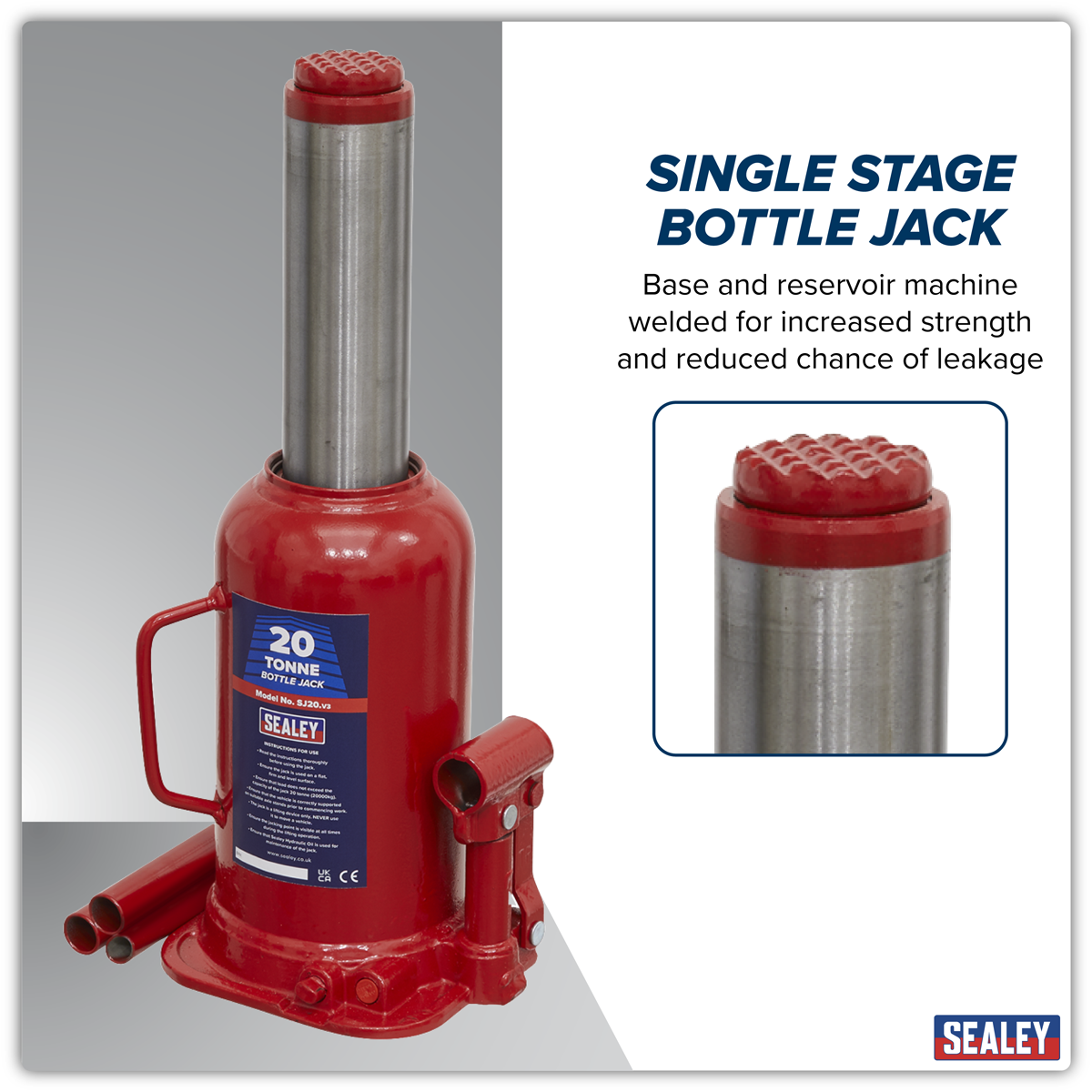 Sealey SJ20 Bottle Jack 20 Tonne
