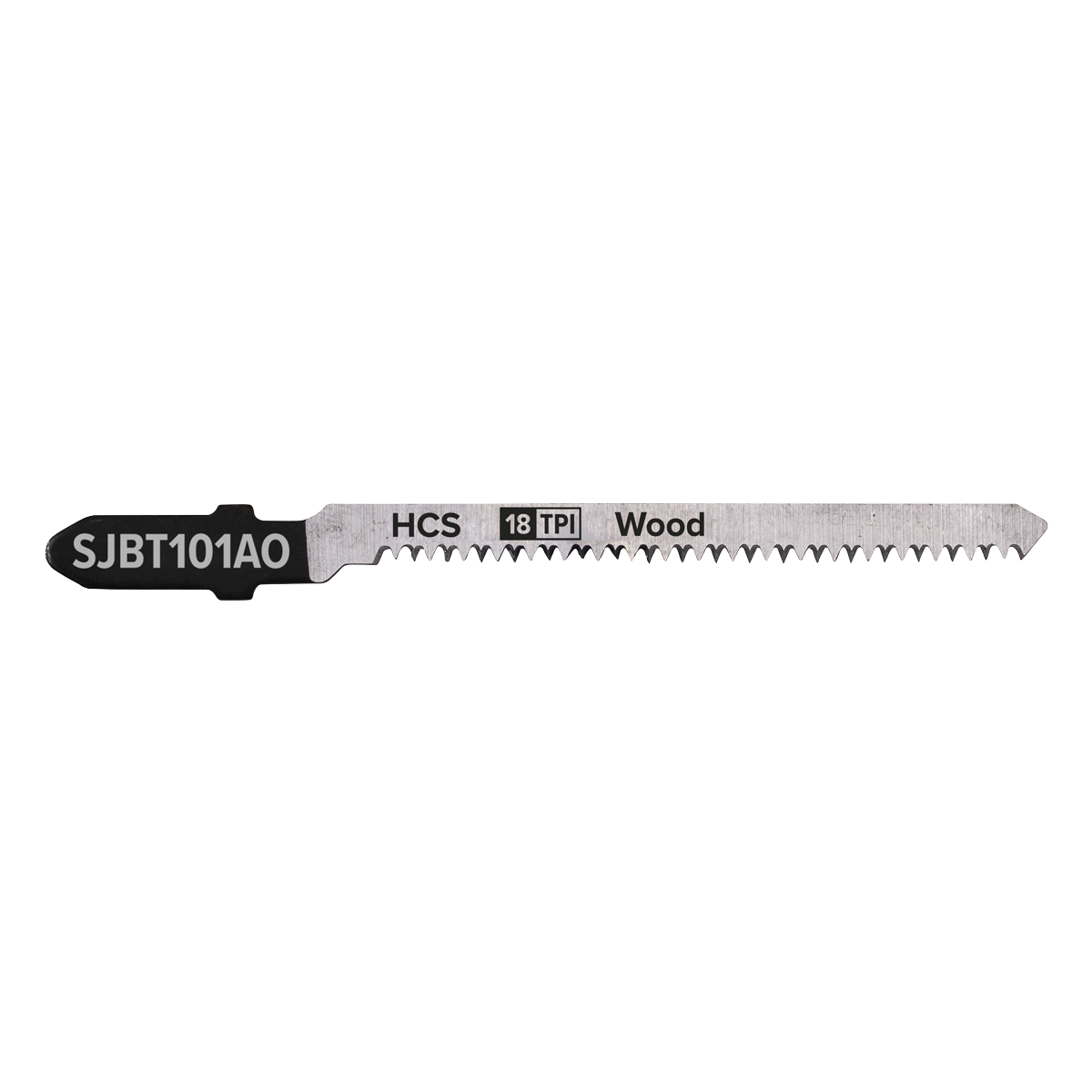 Sealey SJBT101AO Jigsaw Blade for Hard Wood 83mm 18tpi - Pack of 5