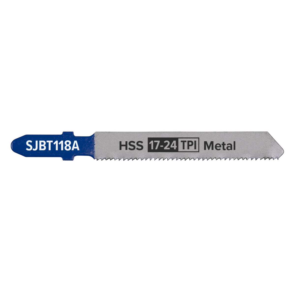 Sealey SJBT118A Jigsaw Blade for Metal 92mm 17-24tpi - Pack of 5