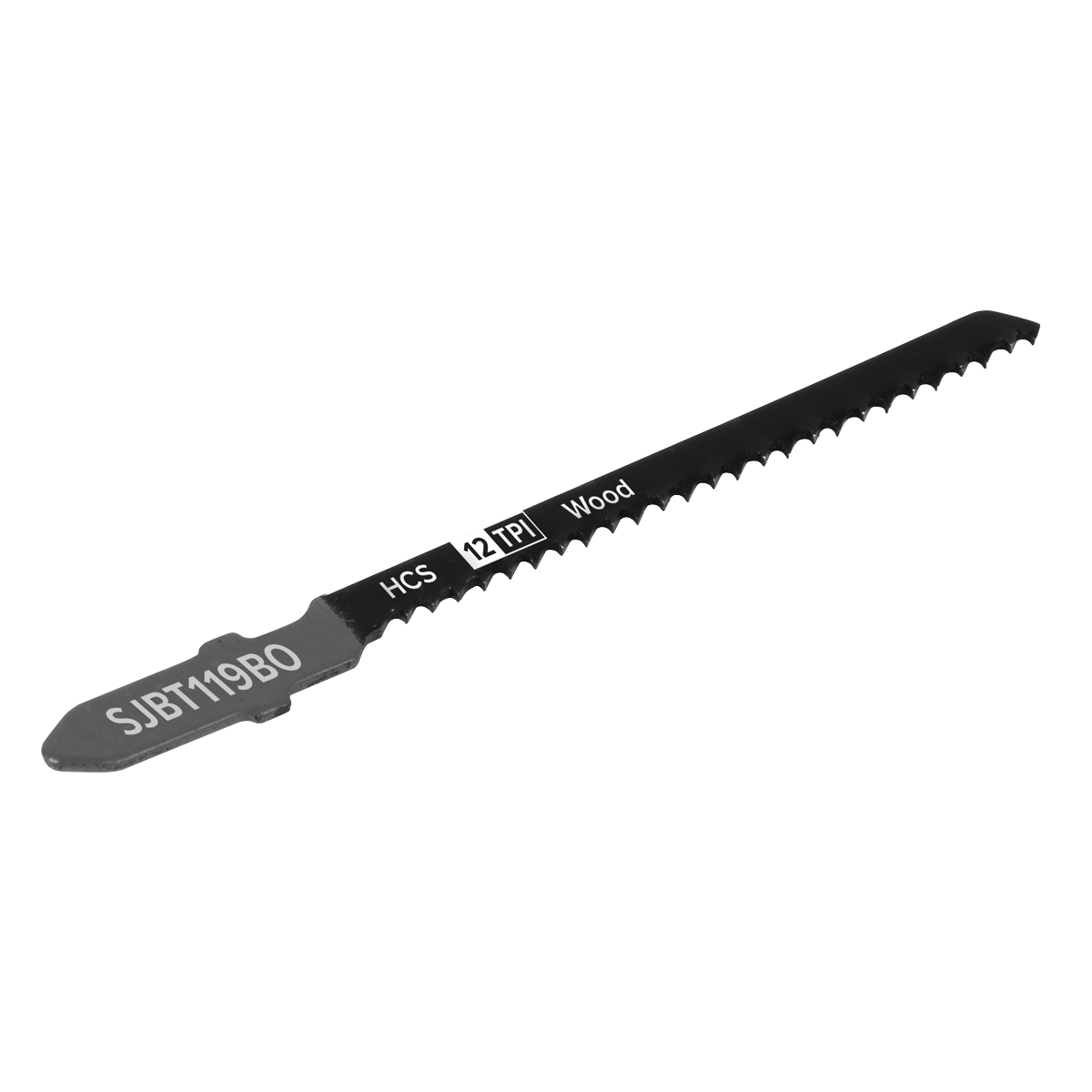 Sealey SJBT119BO Jigsaw Blade for General Wood 75mm 12tpi - Pack of 5