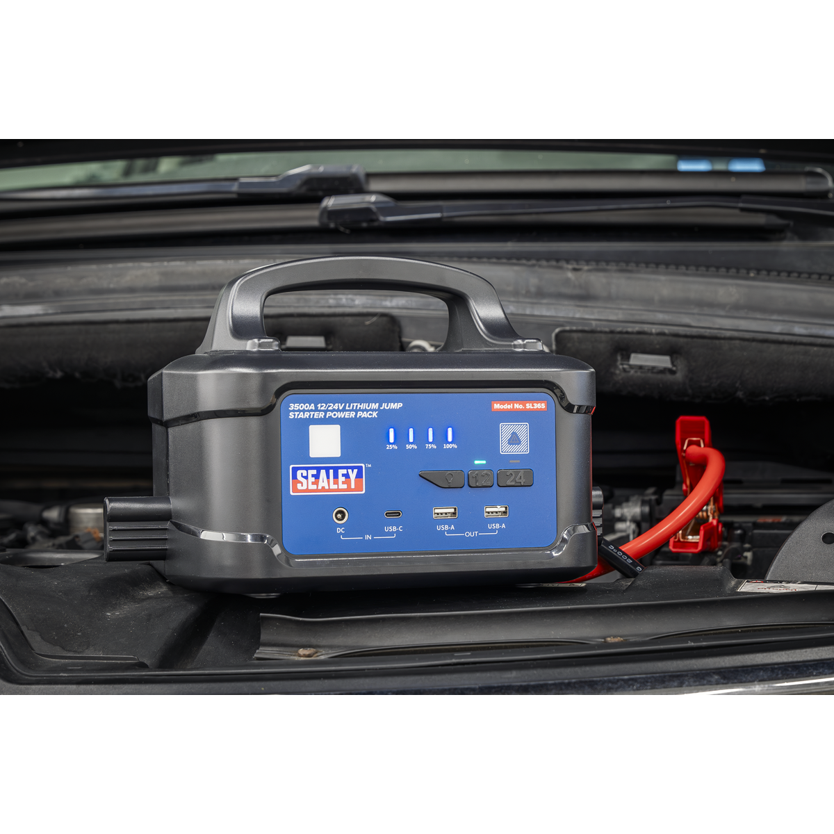 Sealey SL36S 3500A 12/24V Lithium Jump Starter Power Pack