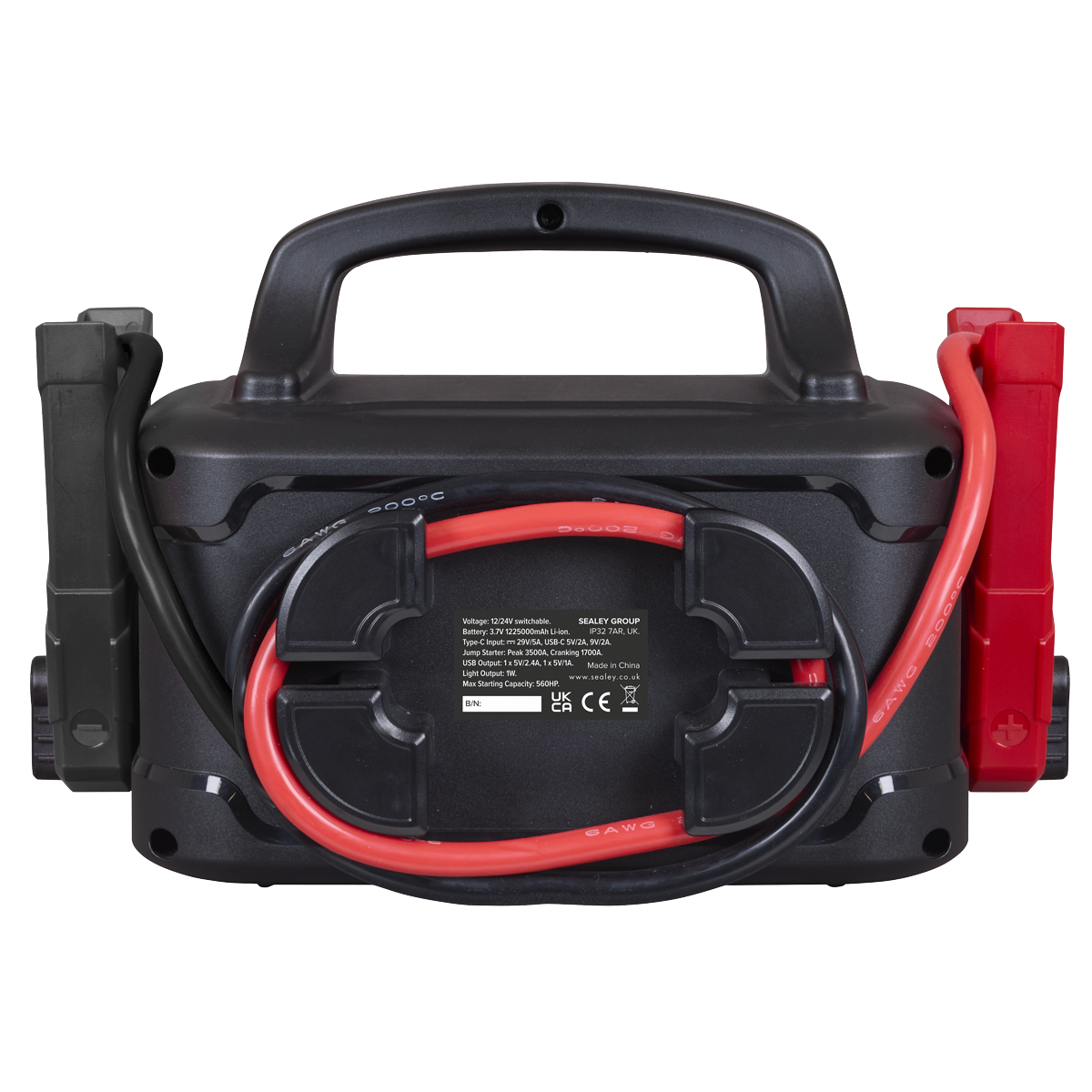 Sealey SL36S 3500A 12/24V Lithium Jump Starter Power Pack