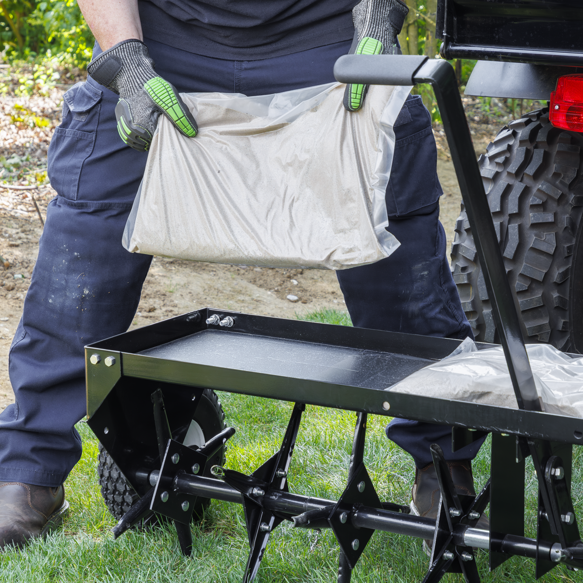 Sealey SLA48T 48"Tow Behind Plug Aerator
