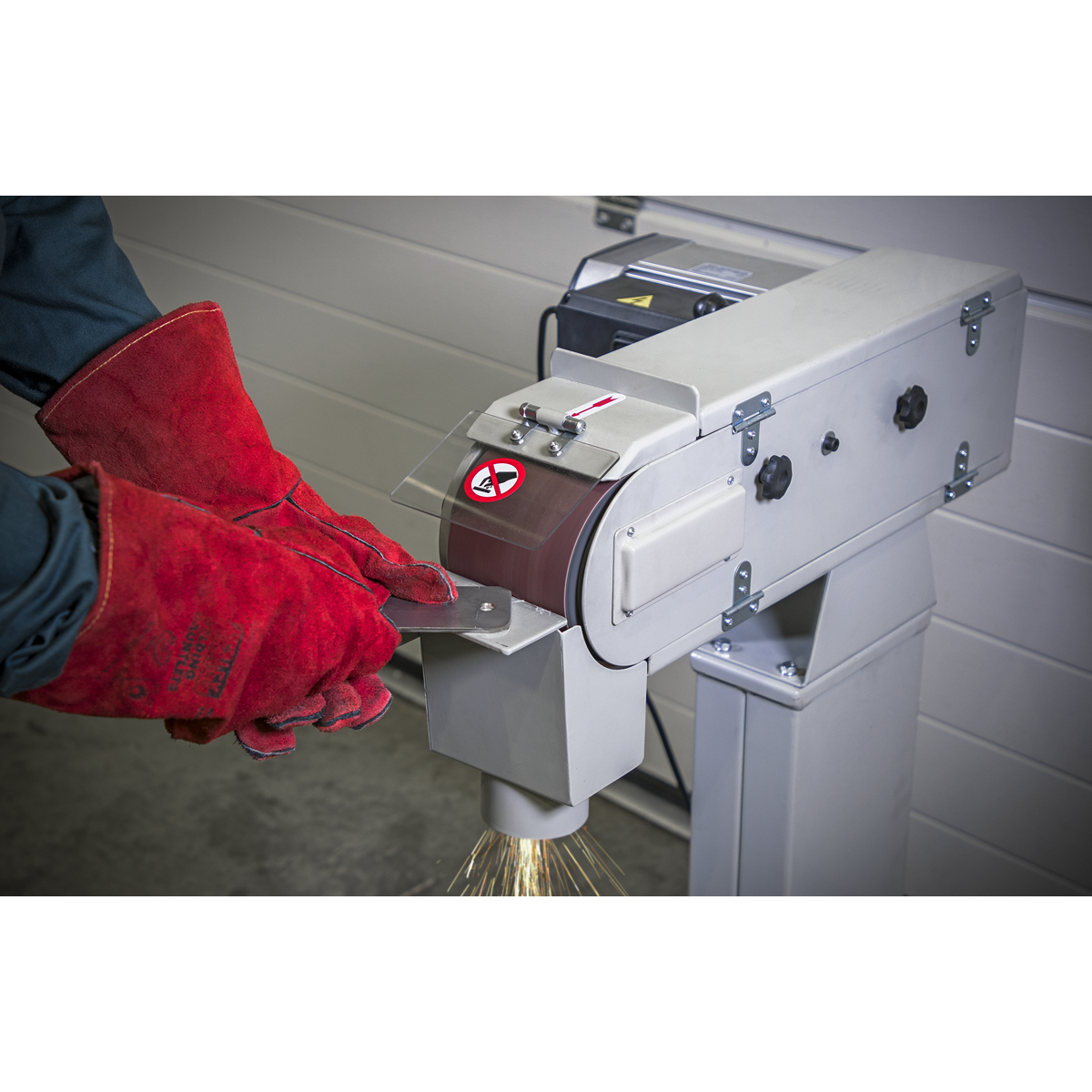 Sealey SM100 Power Belt Sander/Linisher 100 x 1220mm 1500W/230V