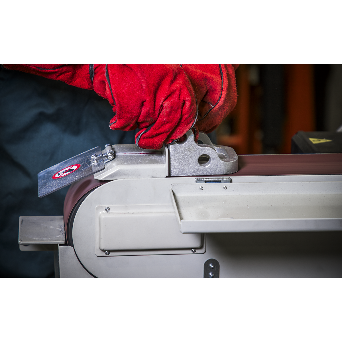 Sealey SM100 Power Belt Sander/Linisher 100 x 1220mm 1500W/230V