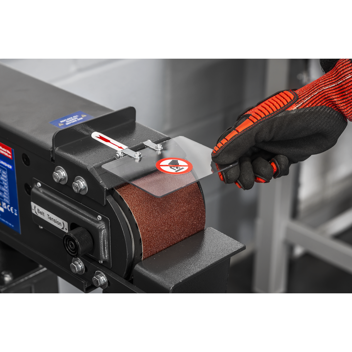 Sealey SM100 Power Belt Sander/Linisher 100 x 1220mm 1500W/230V