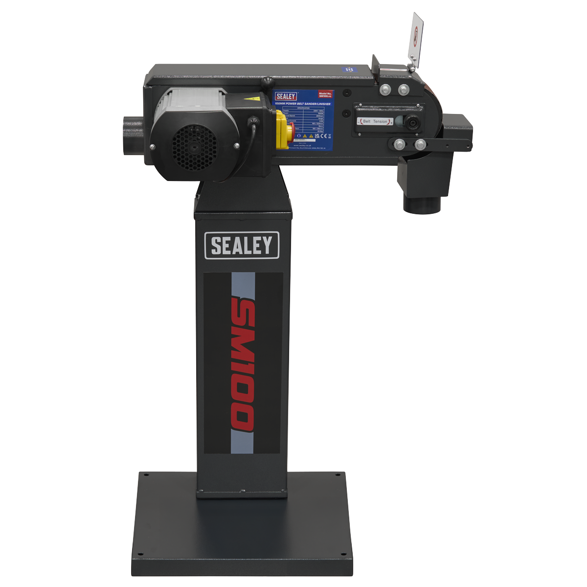 Sealey SM100 Power Belt Sander/Linisher 100 x 1220mm 1500W/230V