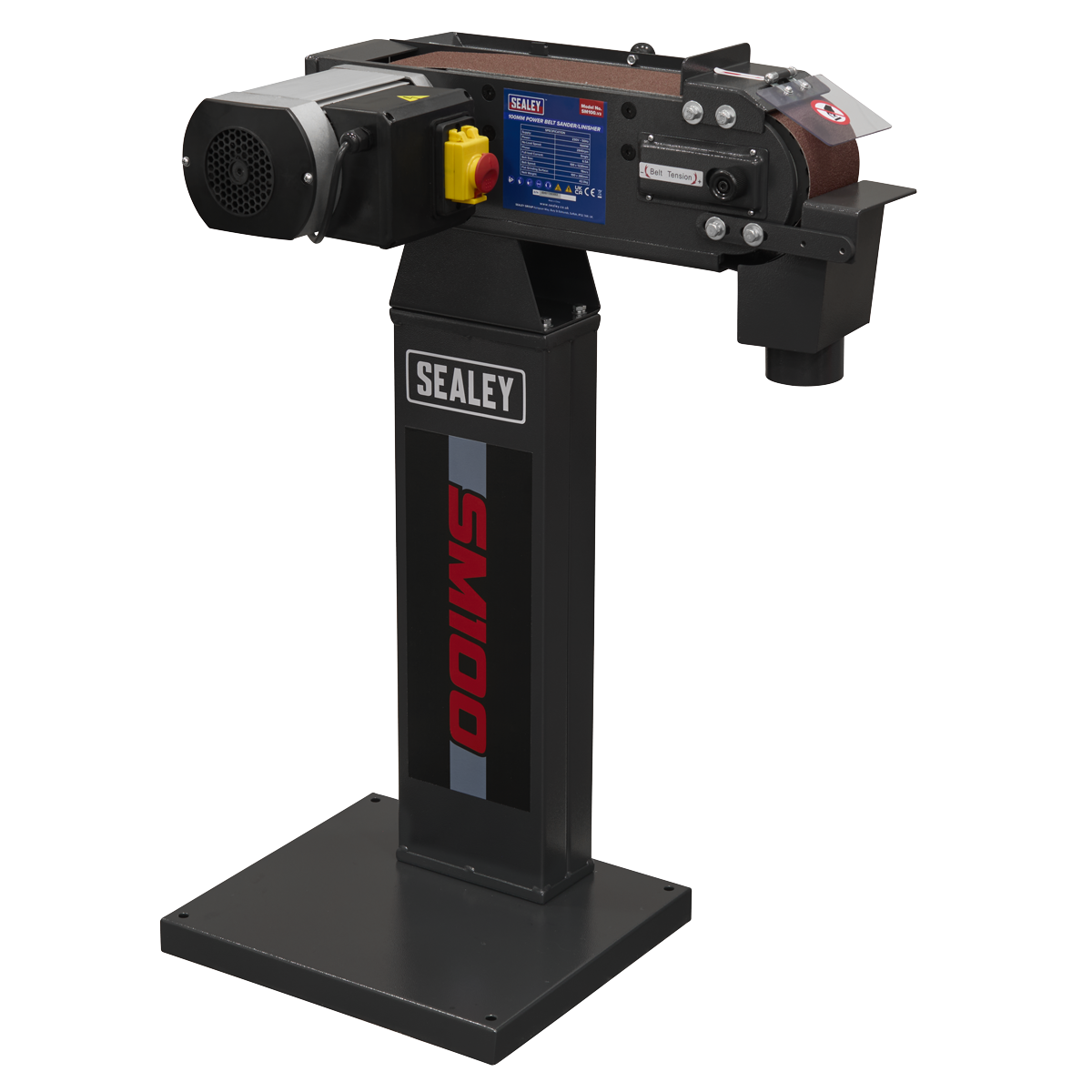 Sealey SM100 Power Belt Sander/Linisher 100 x 1220mm 1500W/230V