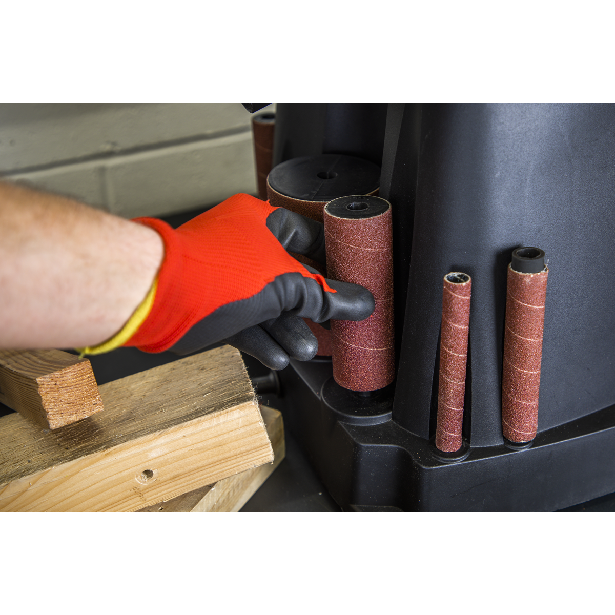 Sealey SM1200 Oscillating Spindle/Bobbin Sander 450W/230V