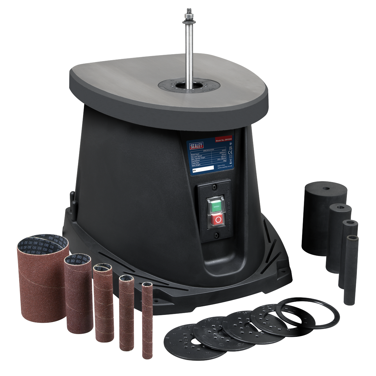 Sealey SM1200 Oscillating Spindle/Bobbin Sander 450W/230V