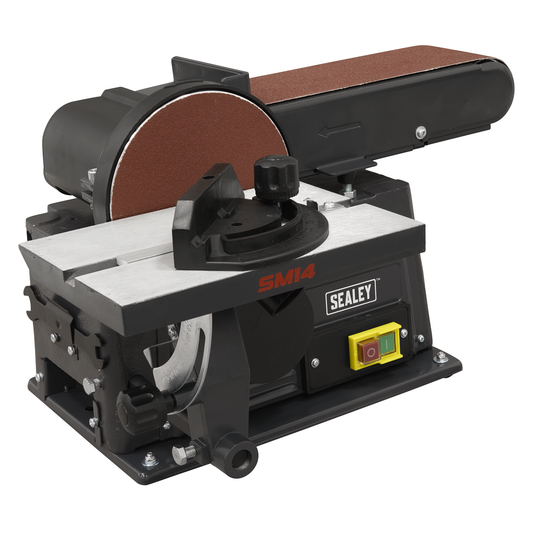 Sealey SM14 915 x 100mm Belt/150mm Disc Sander 500W/230V