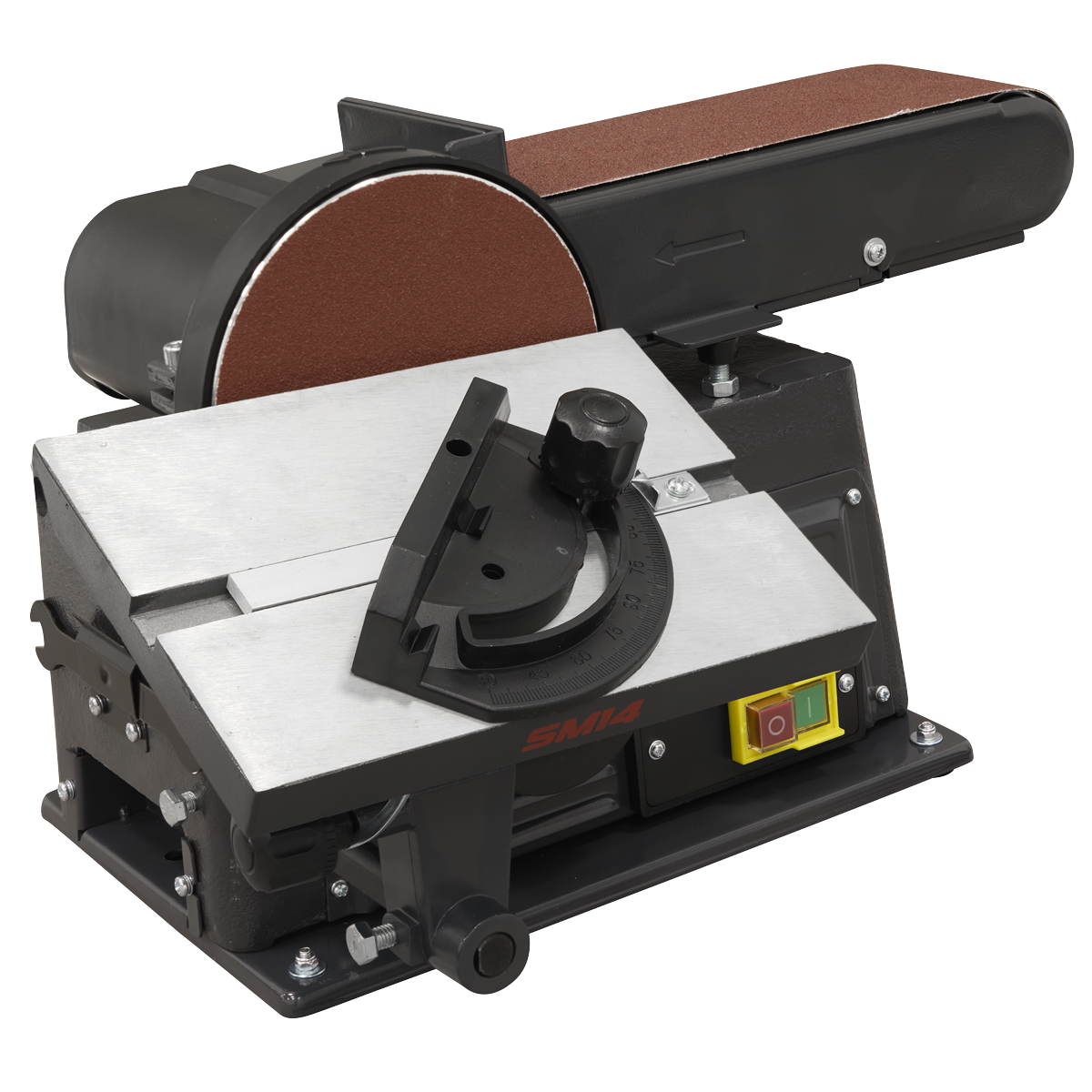 Sealey SM14 915 x 100mm Belt/150mm Disc Sander 500W/230V