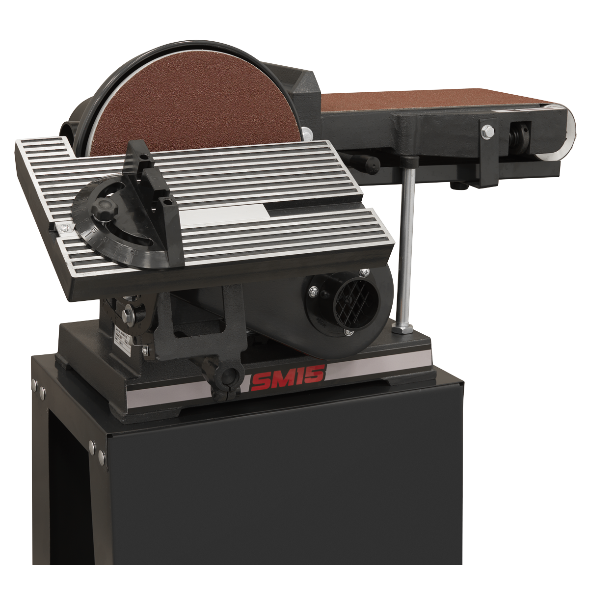 Sealey SM15 Belt/Disc Sander Floor Standing 1220 x 150mm/Ø230mm