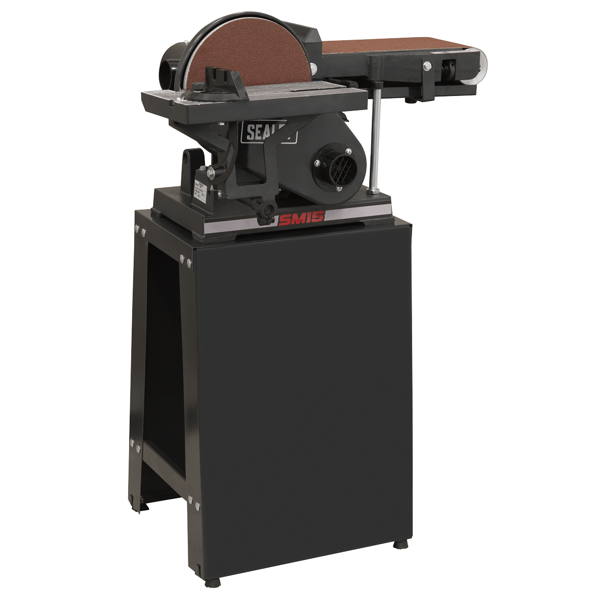 Sealey SM15 Belt/Disc Sander Floor Standing 1220 x 150mm/Ø230mm