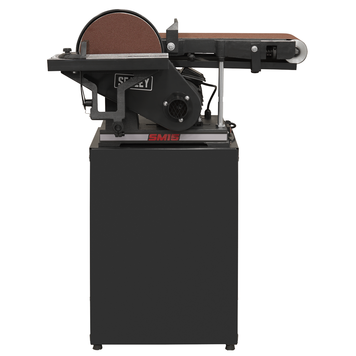 Sealey SM15 Belt/Disc Sander Floor Standing 1220 x 150mm/Ø230mm
