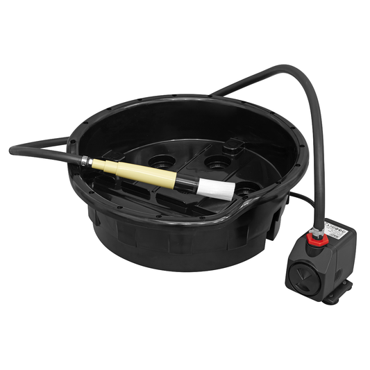 Sealey SM220 Portable Parts Washer Bucket with Brush 14L