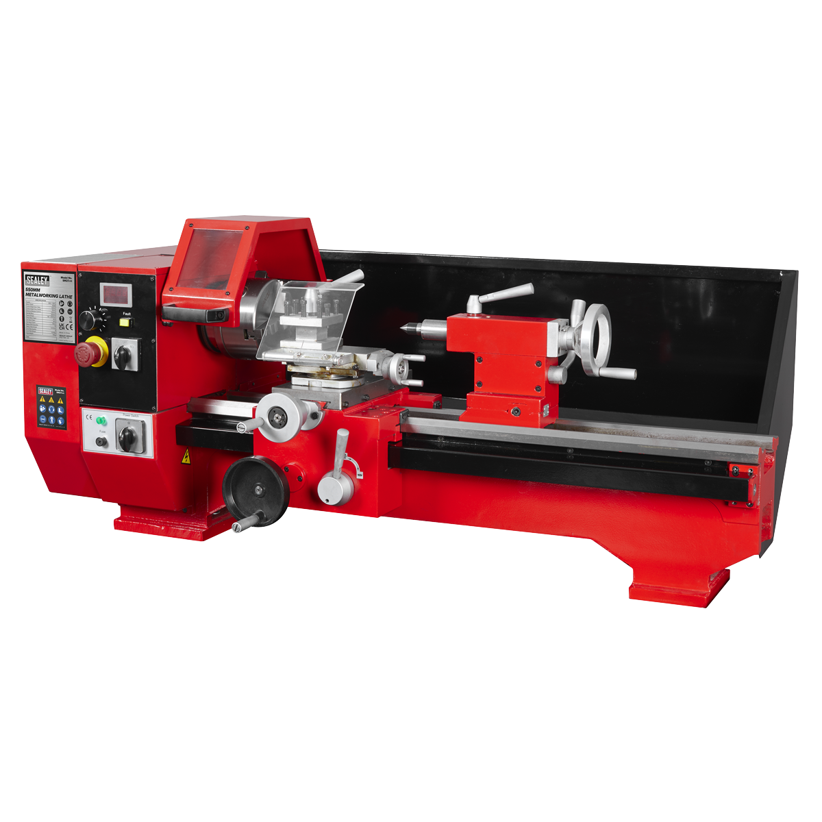 Sealey SM27COMBO Metalworking Lathe 500mm Between Centres with Floor Stand