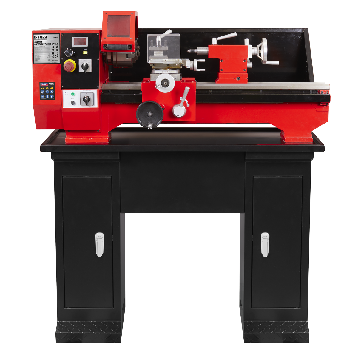 Sealey SM27COMBO Metalworking Lathe 500mm Between Centres with Floor Stand