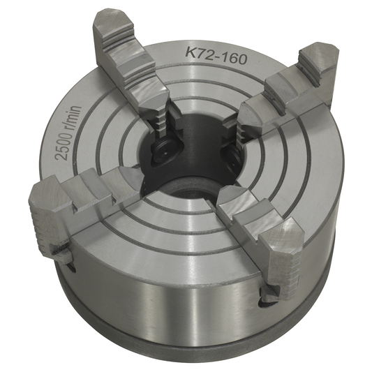 Sealey SM27FJC Independent Chuck with Back Plate 4-Jaw