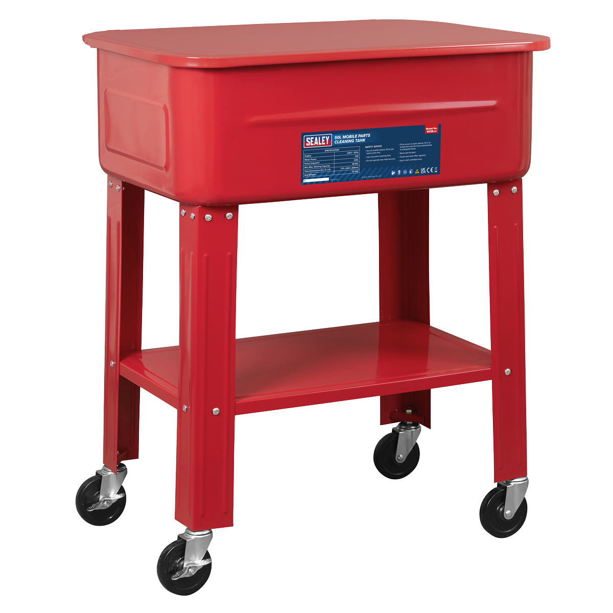 Sealey SM28 Mobile Parts Washer 50L