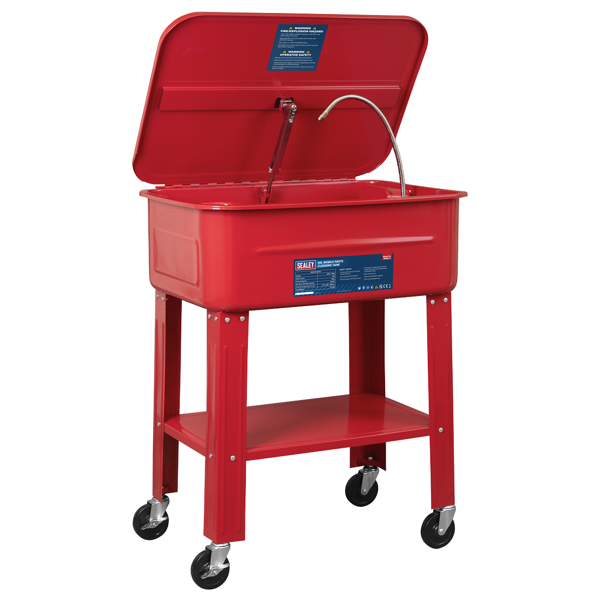 Sealey SM28 Mobile Parts Washer 50L