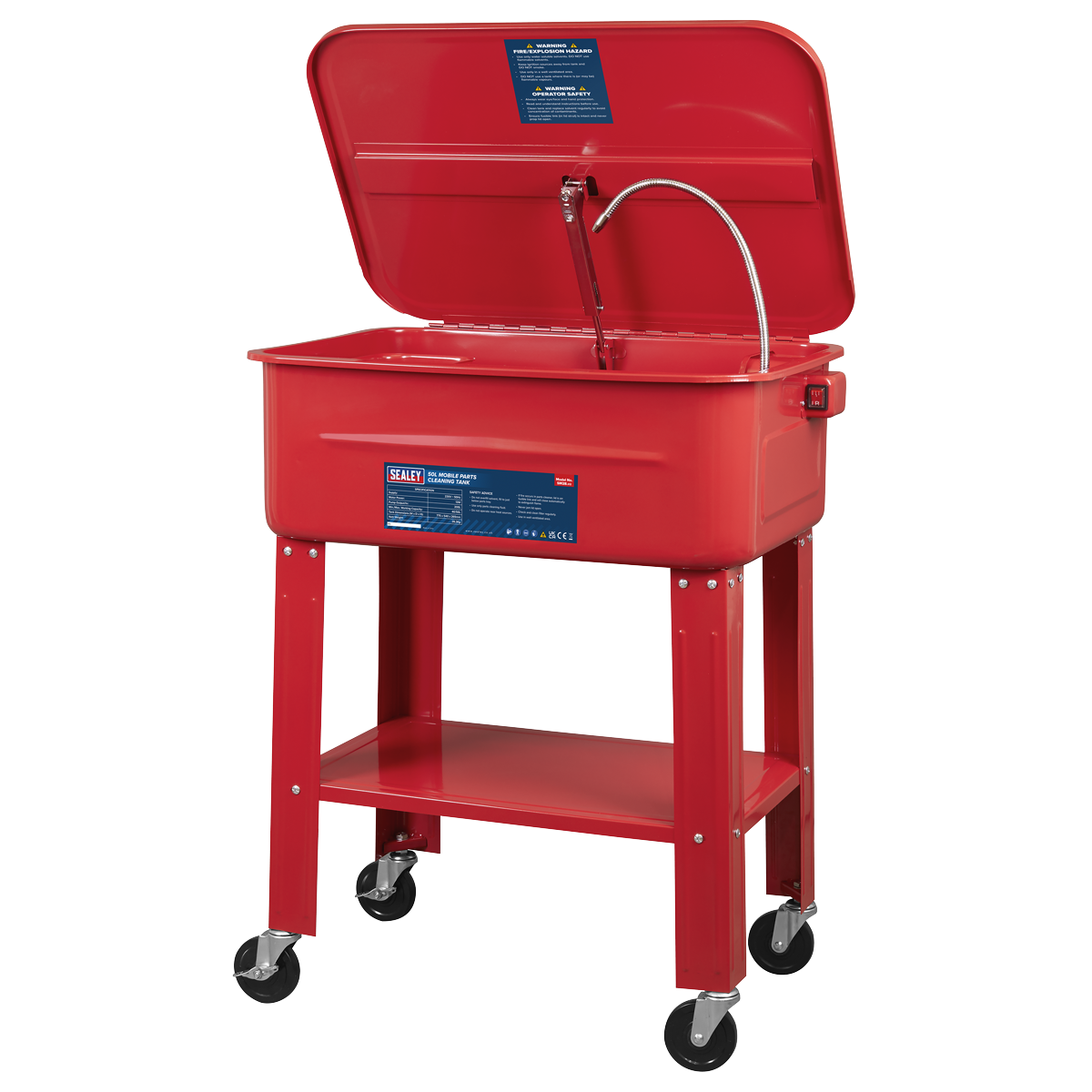 Sealey SM28 Mobile Parts Washer 50L