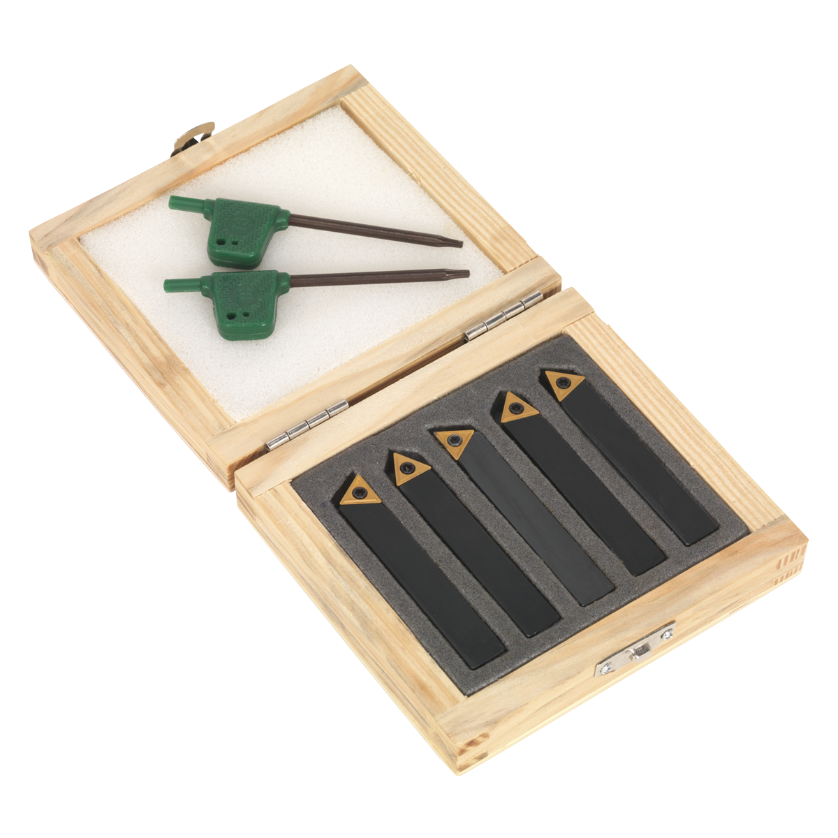 Sealey SM3025CS1 Indexable Lathe Turning Tool Set 10mm 5pc