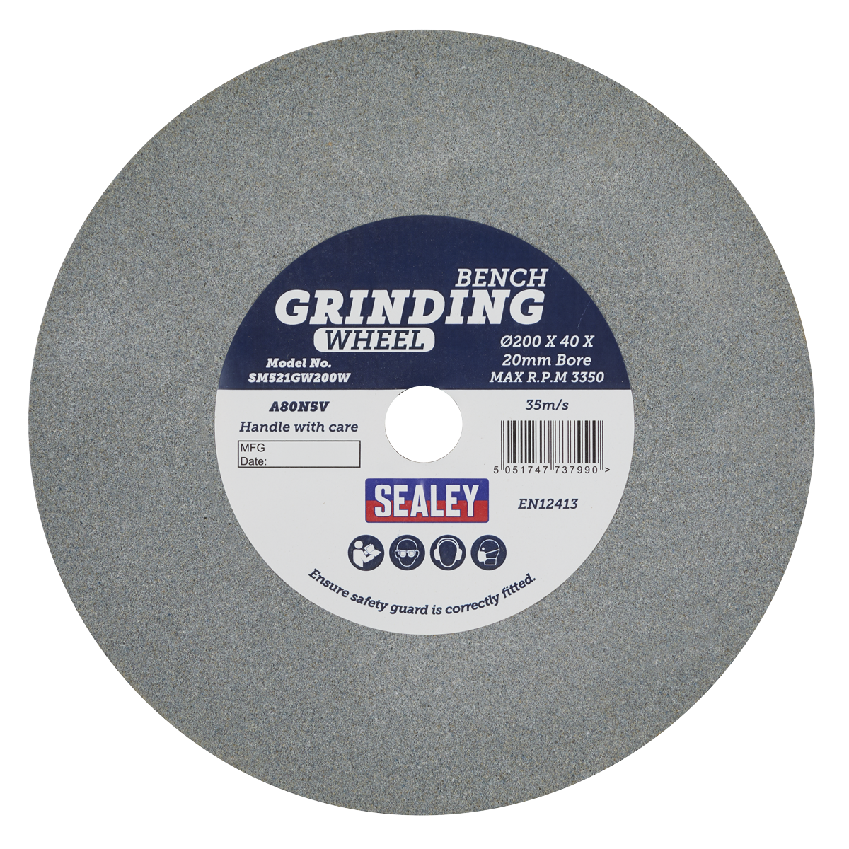 Sealey SM521GW200W Wet Stone Wheel for SM521 200mm