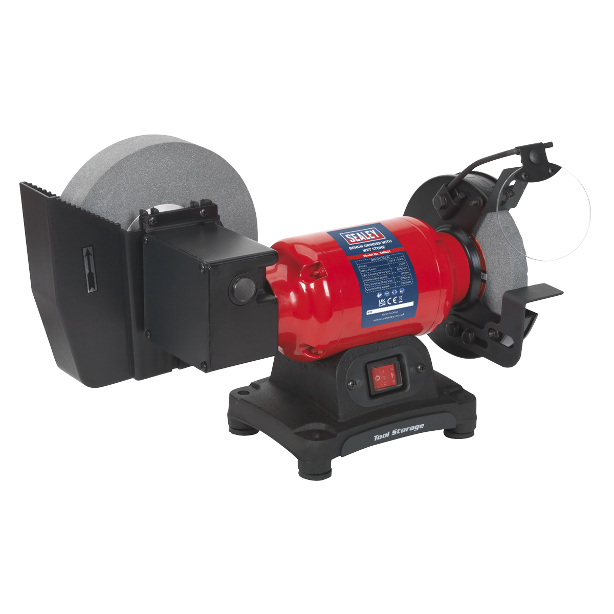 Sealey SM521 200/150mm Wet & Dry Bench Grinder 250W/230V