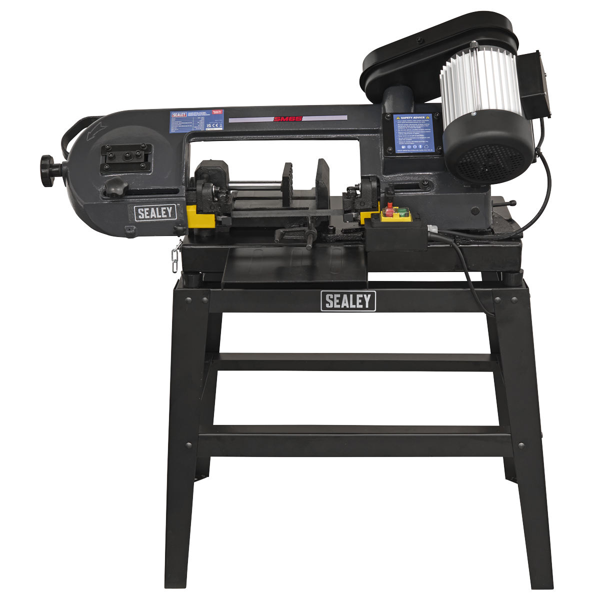 Sealey SM65 Metal Cutting Bandsaw 150mm 230V with Mitre & Quick Lock Vice