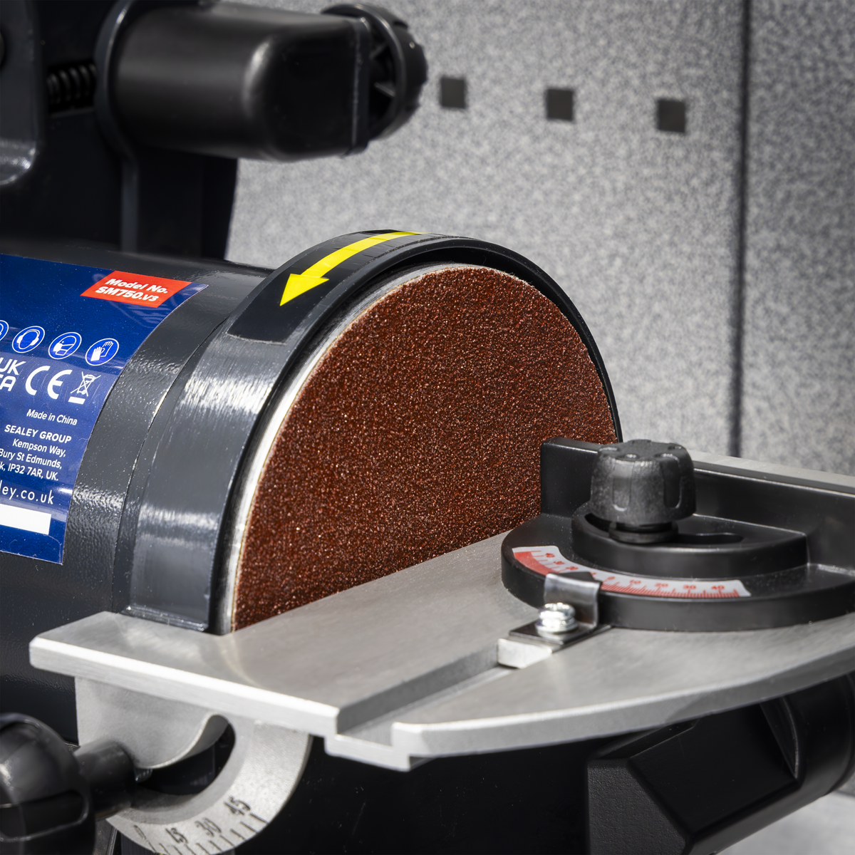 Sealey SM750 762 x 25mm Belt/125mm Disc Sander 250W/230V
